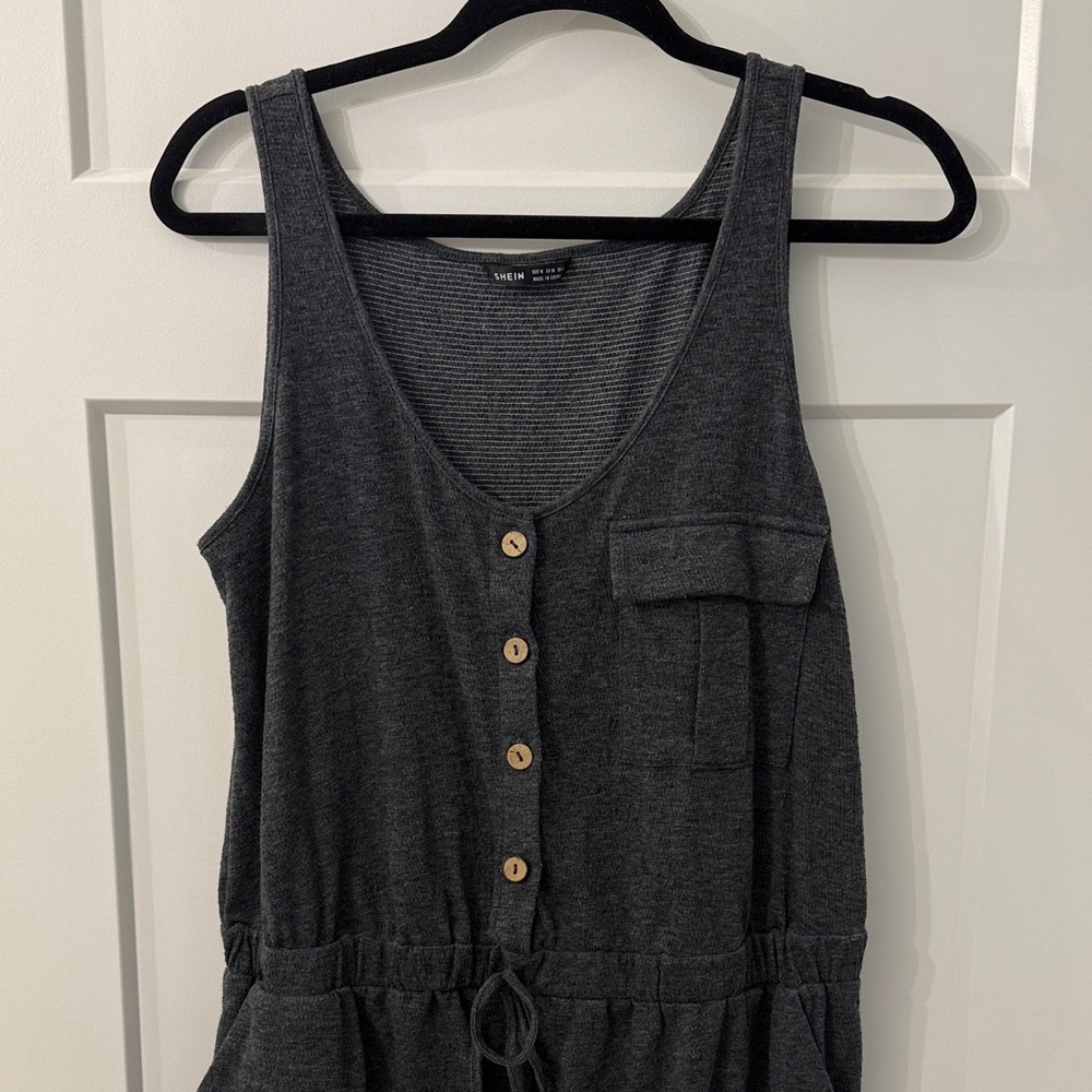 SHEIN Black and White Striped Top